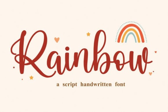 Rainbow Font